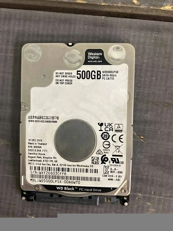 Western Digital Black Жесткий диск 500 GB б/у