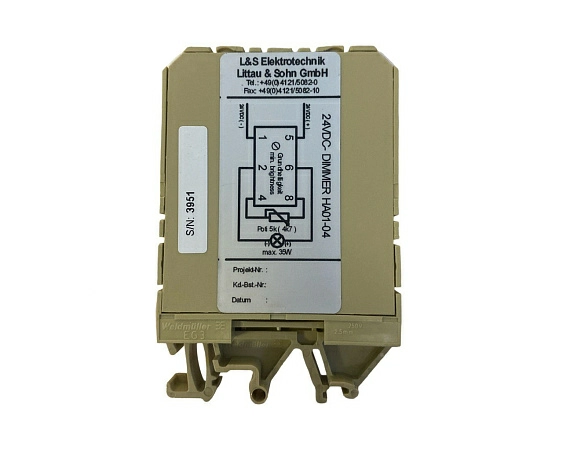 Диммер Littau Sohn HA01-04 24VDC s.n 3951, б.у, на проверку