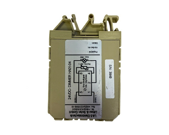 Диммер Littau Sohn HA01-04 24VDC s.n 3940, б.у, на проверку