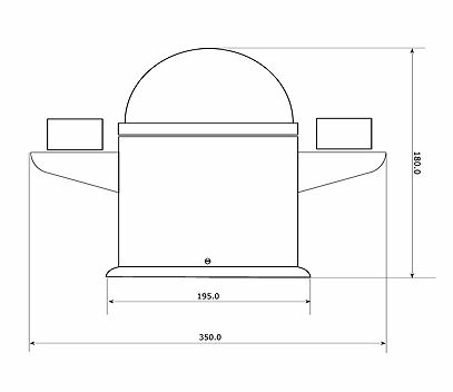 Магнитный компас AN CHE-0077 W
