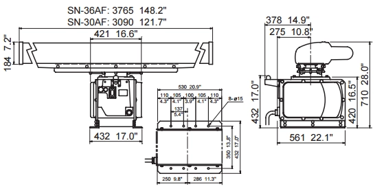 Радиолокационная станция Furuno FAR-2837S