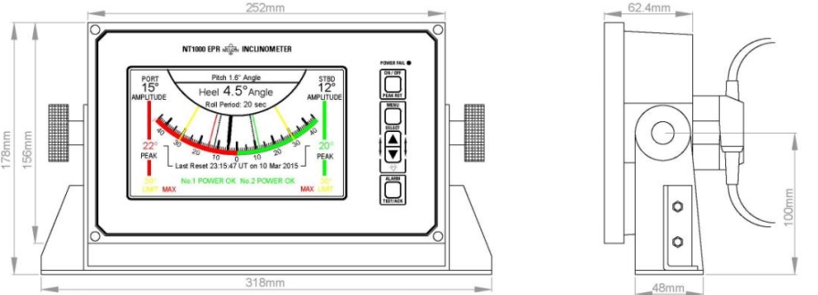 Кренометр NT1000 EPR