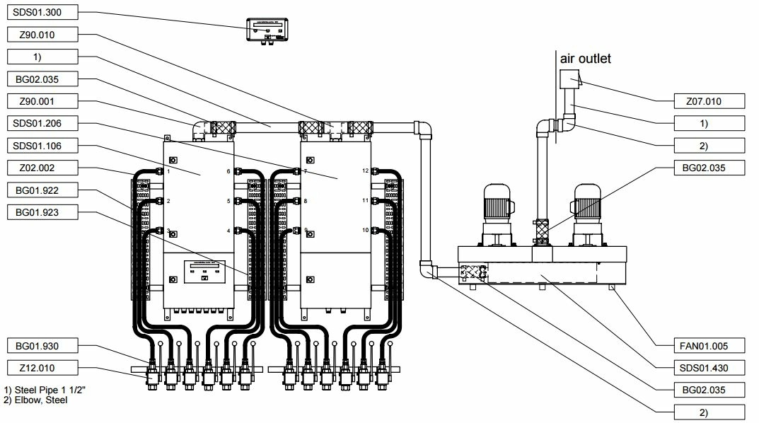 Компоненты для системы обнаружения дыма
