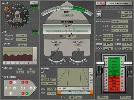 Электронная картографическая система Navi-CONNING 4000