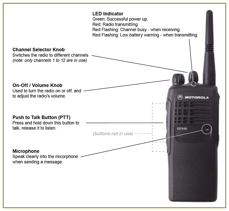 Морская портативная УКВ радиостанция Motorola GP340