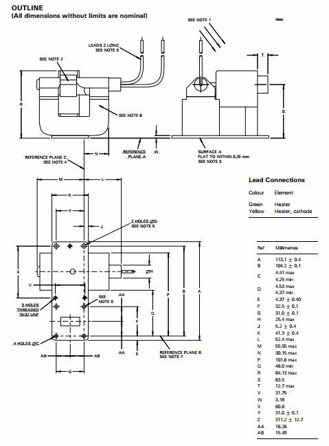 M5187F X-Band Магнетрон