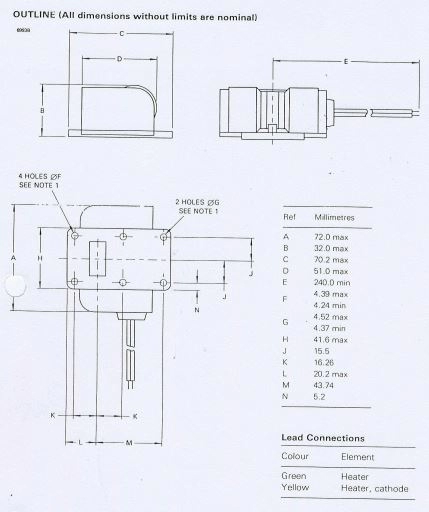 Магнетрон  MG5389 X-Band