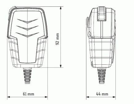 Ручной микрофон SAILOR 6202