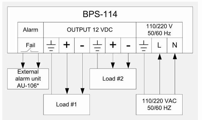 Блок питания BPS-114 (12) / (ББП-114)