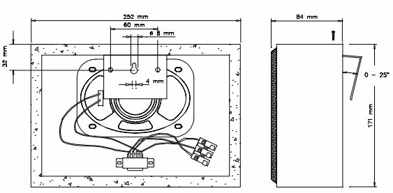 Настенный громкоговоритель CW-4