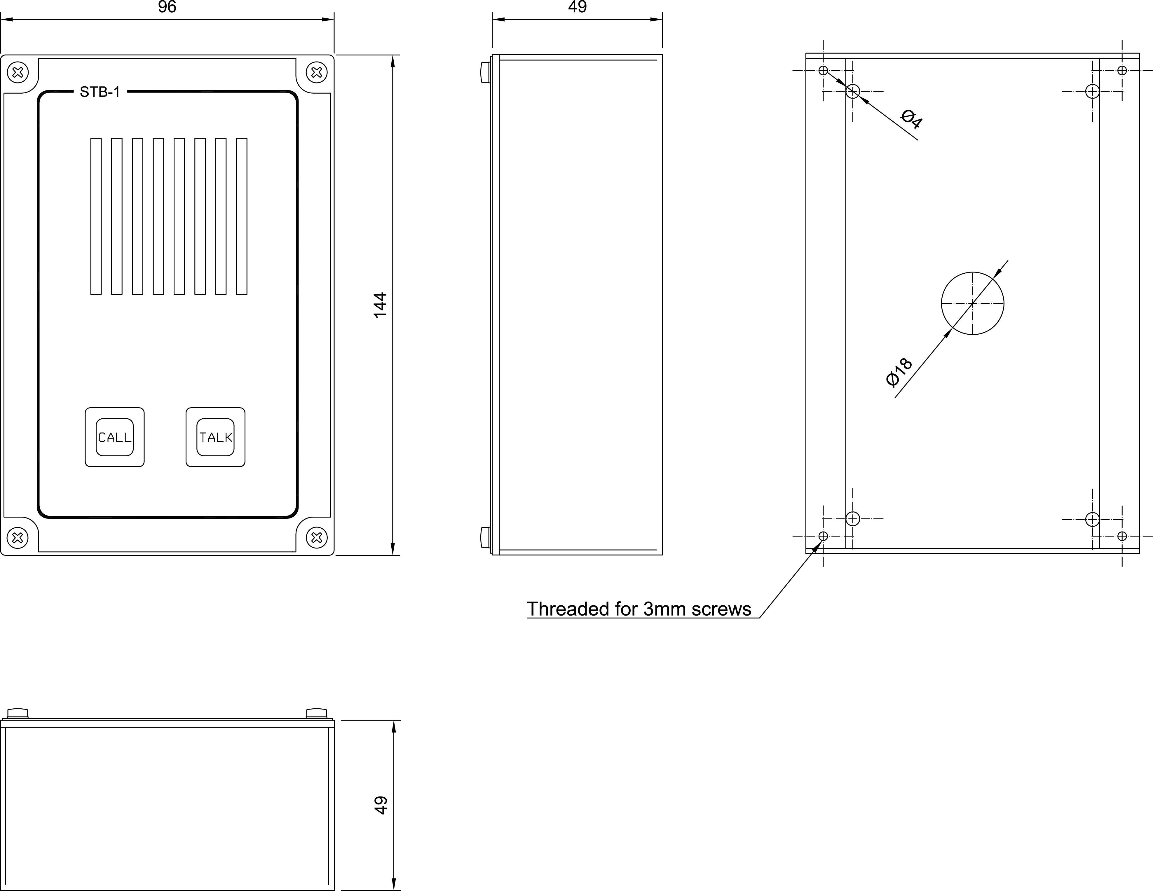 Настенный громкоговоритель STB-1