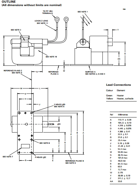 Магнетрон MG5231T X-Band