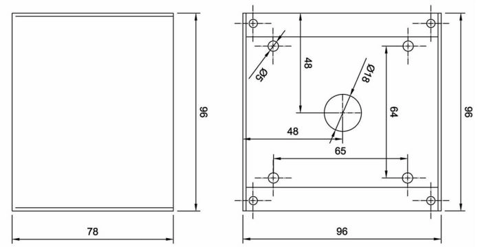 Коробка для настенного монтажа SPA-BOXM1