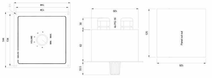 Панель VM50-RD