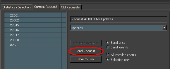 Корректура коллекции электронных карт формата TX-97 по маршруту. С настройками Chart Assistant.
