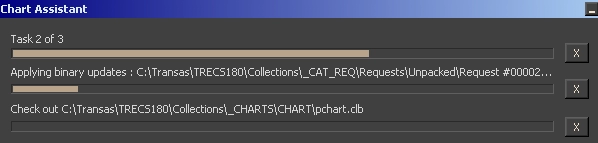 Корректура коллекции электронных карт формата TX-97 по маршруту. С настройками Chart Assistant.