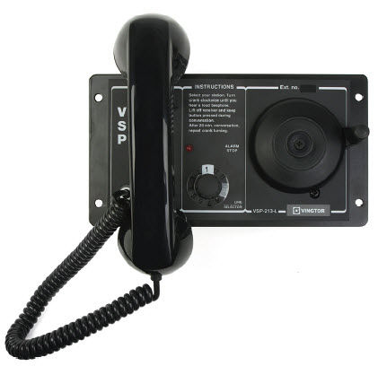 Batteryless telephone system VSP-213-L