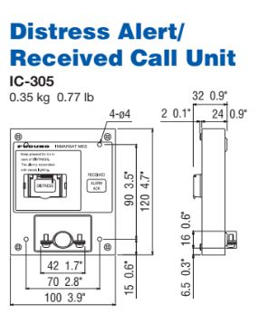 Furuno IC-305 Distress Alert Unit 