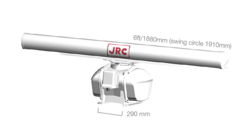 Scanner 25 kW JMA-5222-7, antenna 7' 24 rpm