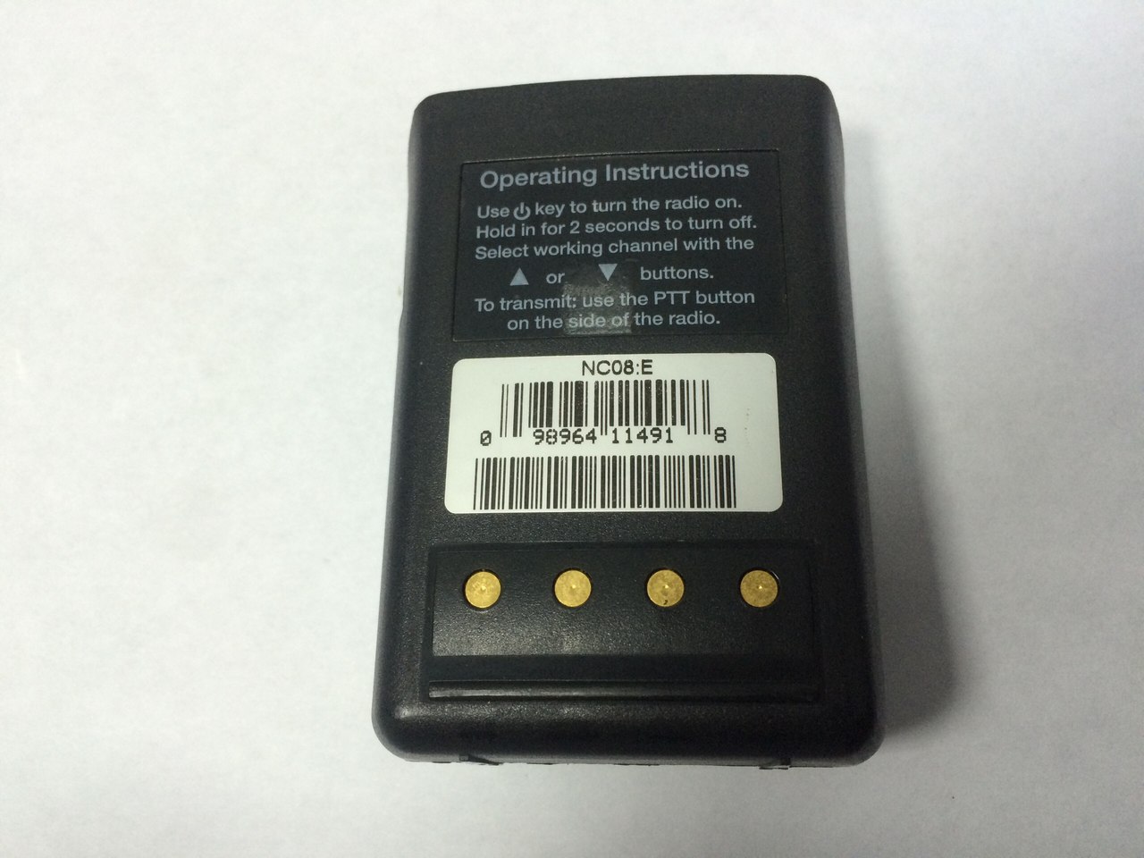 NiCa NC08E rechargeable battery