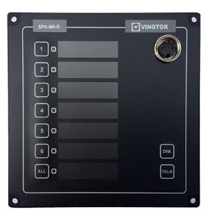 Dual control panel and alarm SPA-M6-D.