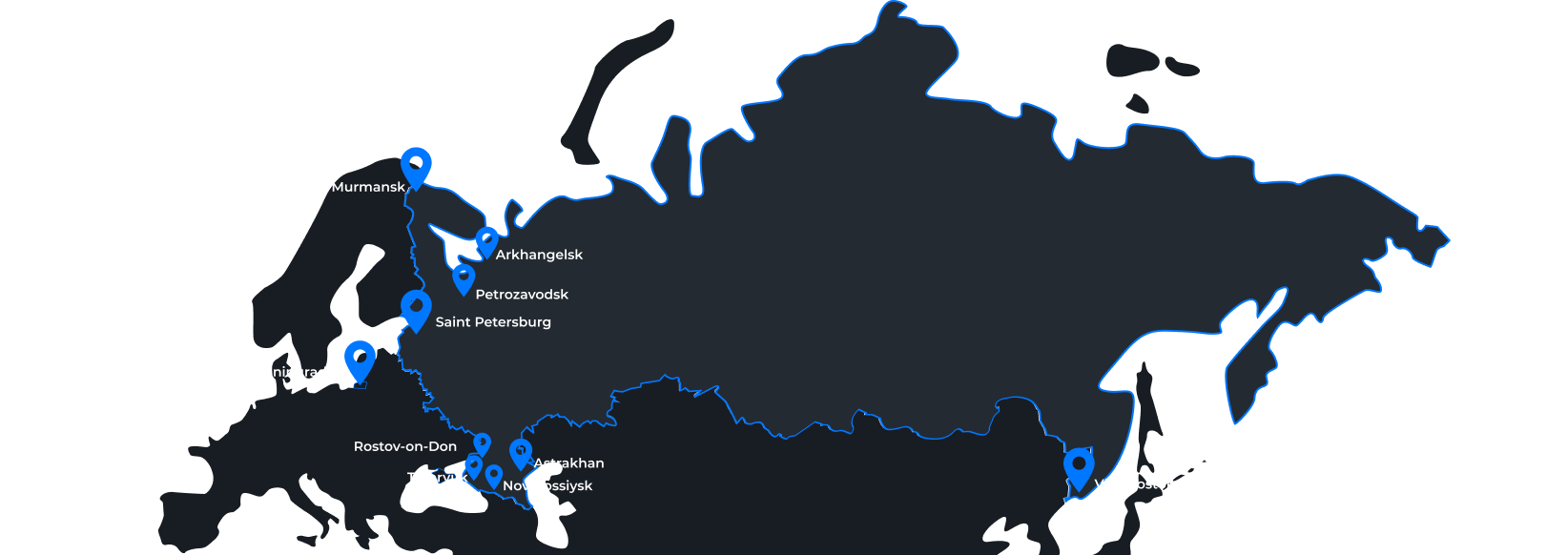 Карта портов