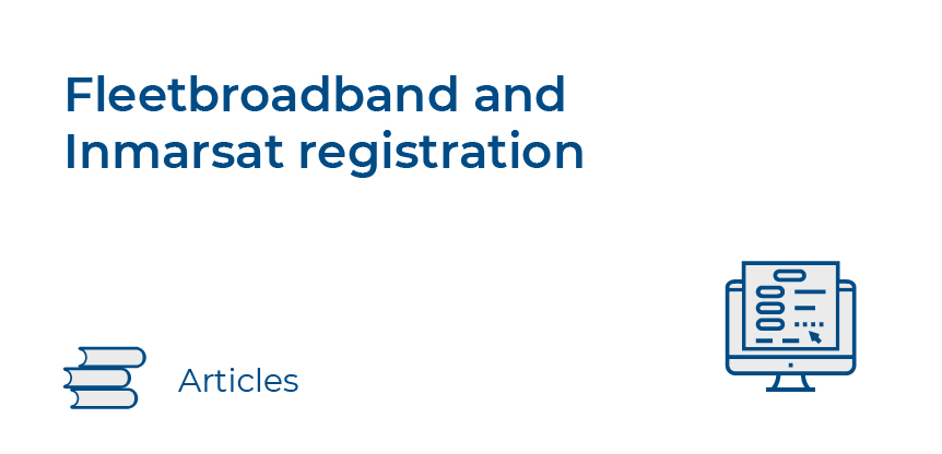 Fleetbroadband and Inmarsat registration