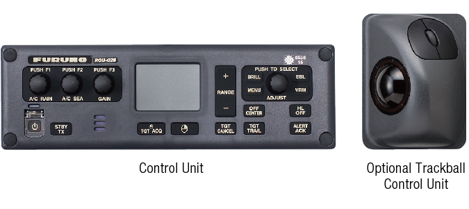 Control unit with trackball RCU-030