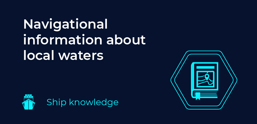 Navigational information about local waters