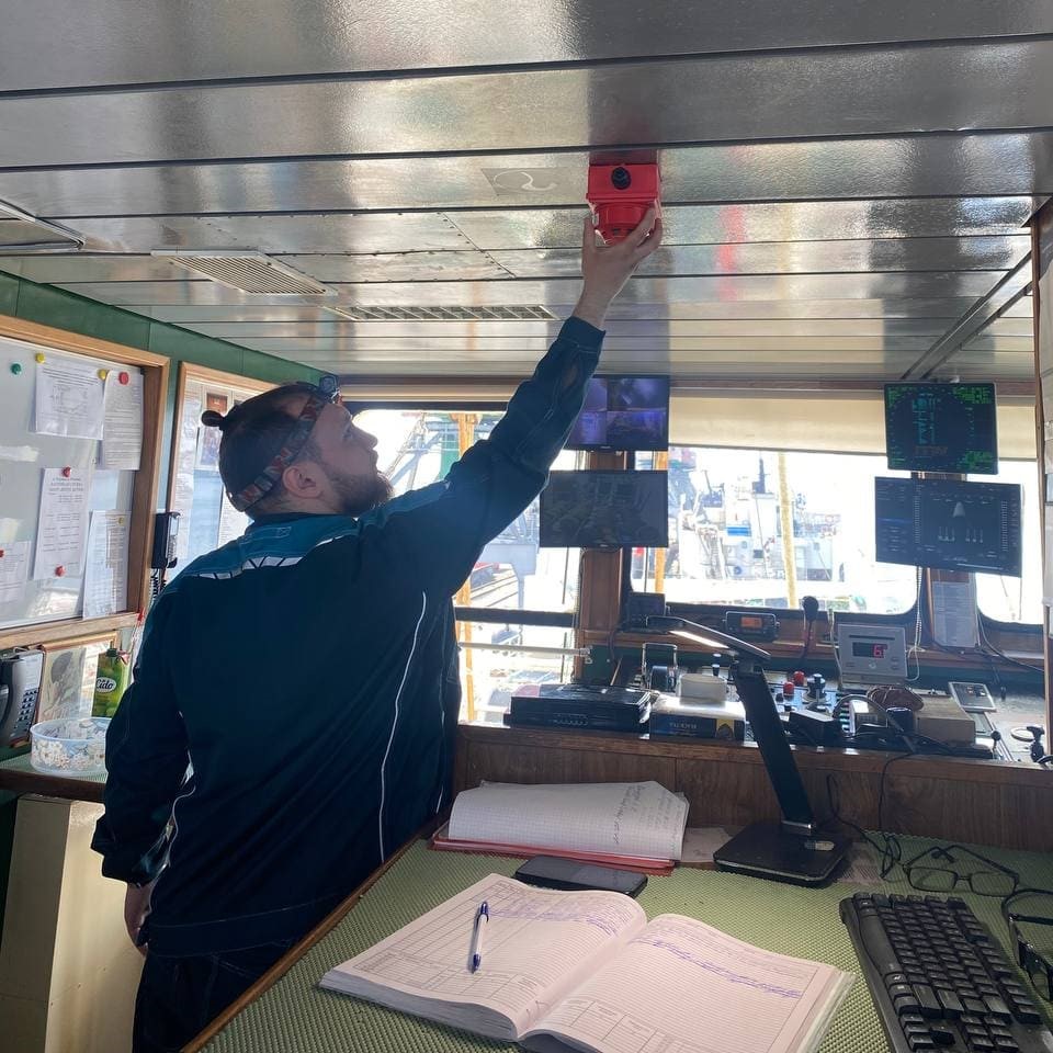 Проверка пожарной сигнализации на судне