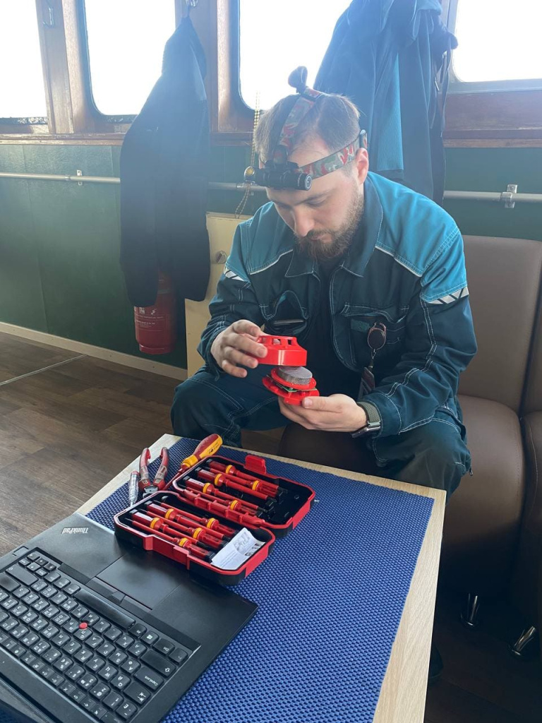 Проверка пожарной сигнализации на судне