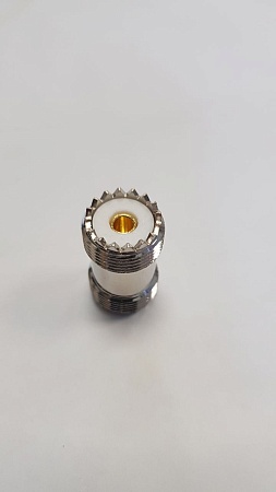 Переходник гнездо UHF - гнездо UHF б.у б.s.n