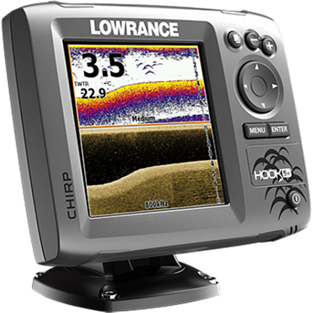 Эхолот Lowrance Hook-5 Mid/High/DownScan