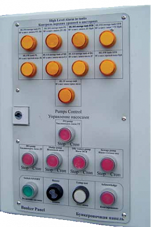 Система автоматики Валком ППТМ –Бункеровочная панель/пост приема масла и топлива