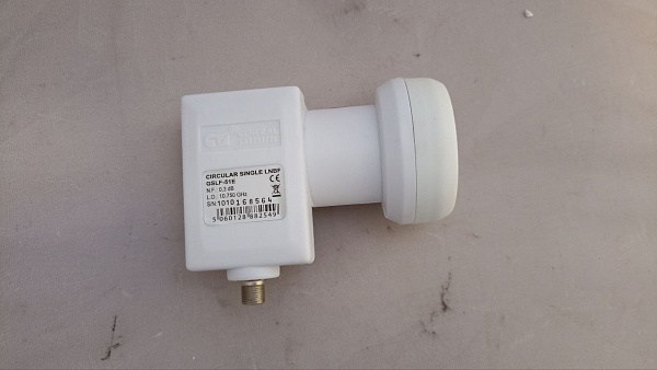 Circular single LNBF GSLF-51E s.n. 1010168564 б.у. на проверку