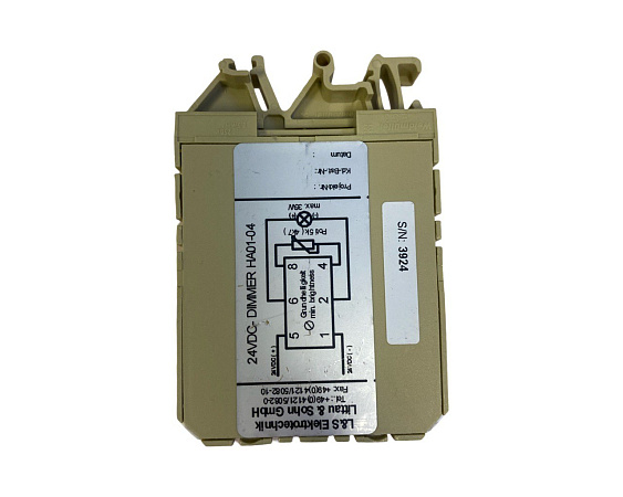 Диммер Littau Sohn HA01-04 24VDC s.n 3924, б.у, на проверку
