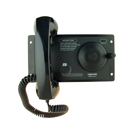 Телефон безбатарейный Zenitel VSP-211L s/n 07593860000052, б/у, на проверку